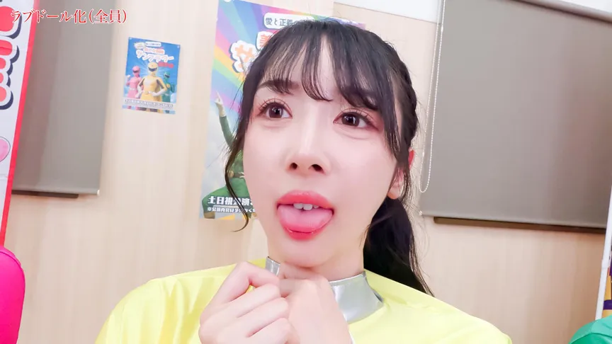 戦隊ヒーローショー中の女を時間停止して●●交尾 自由自在にラブドール化 握手会編