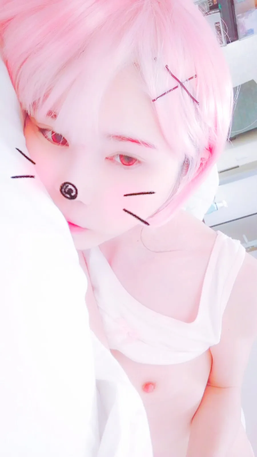 「らむのちっぱいが可愛くないとでも？」スポブラの中でふかしたてよ！