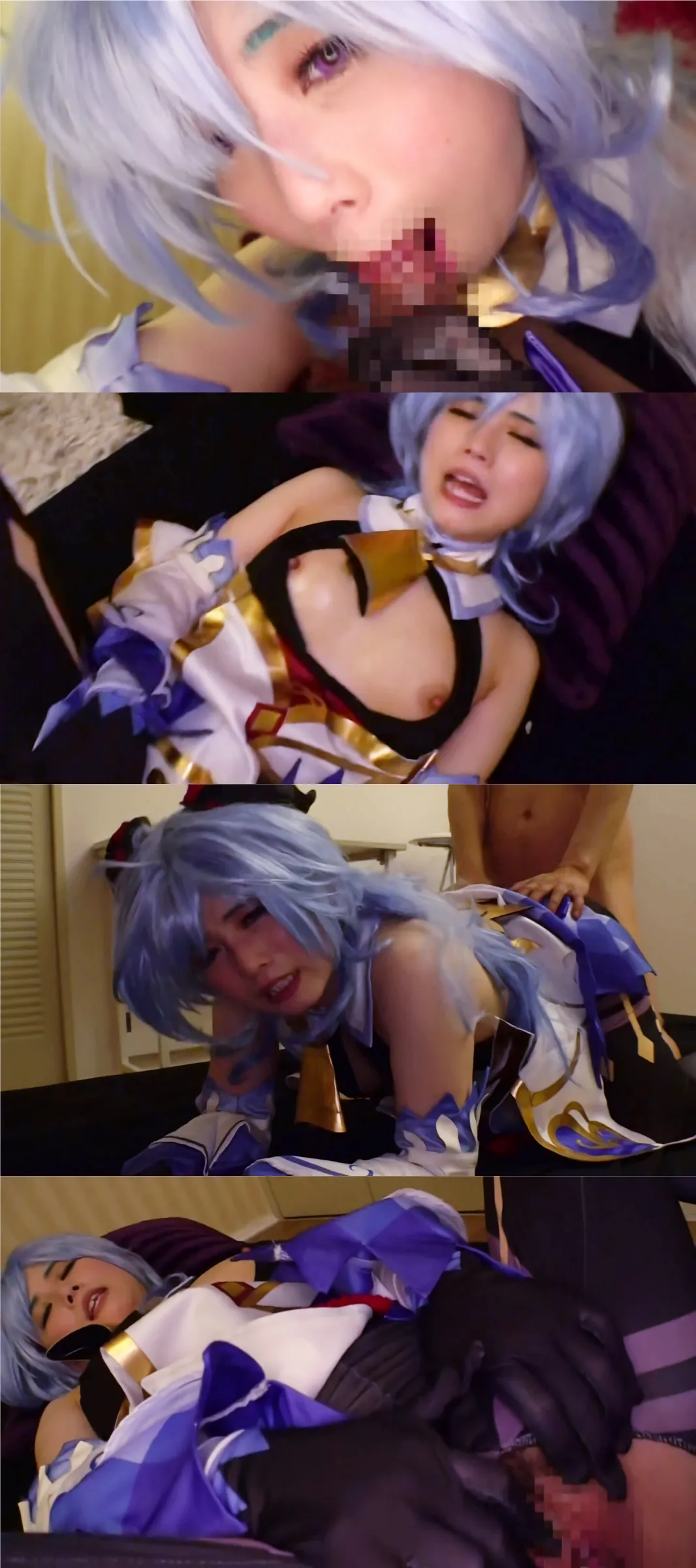 【AI 4Kリマスター版】映像業界の闇セクハラ枕営業で拒めずヤリ続けた本格女優が密室インタビューで従順ドM覚醒オイル奉仕ハメ撮りSEX【原〇・甘〇】