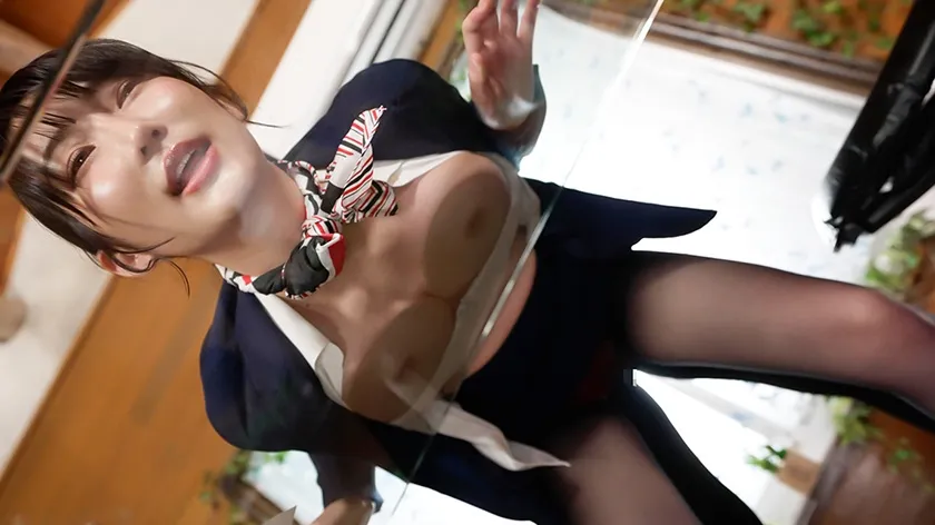 新米 CA さん固定バイブ超過激リポート！3 アナウンス原稿を読み切ることができた100 万円！断念したらガニ股黒パンストに即ズボ罰ゲーム