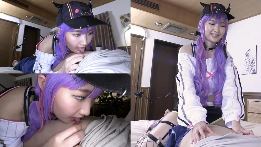 【ホロライブ常闇トワコスプレAV】のあちゃん 1