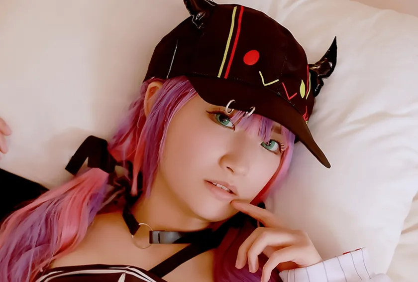 【ホロライブ常闇トワコスプレAV】のあちゃん 2