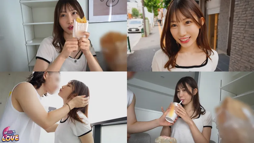 いちゃラブカップルのラブストーリー 巨乳彼女と朝起きて夜まで甘いお泊まり るる