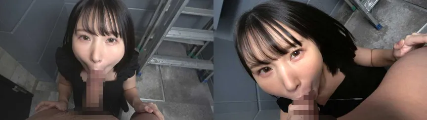 個撮）ちっちゃなお顔でチンポ丸呑み！【Aカップチッパイ萌え】エロ可愛いひょっとこ顔！絶妙ローリングフェラ【口内発射】