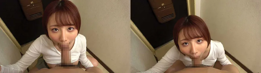 個撮）キュートなデカ舌彼女【Gカップ巨乳】ヨダレ垂らしてチンポ丸呑み！癒しのねっとりピストンフェラ【口内発射】