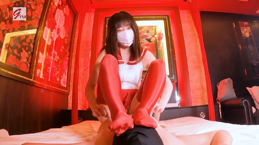 美丸尻で顔面騎乗ちん玉叩き電気アンマ！M男くすぐり＆レース手袋亀頭みがき手コキ