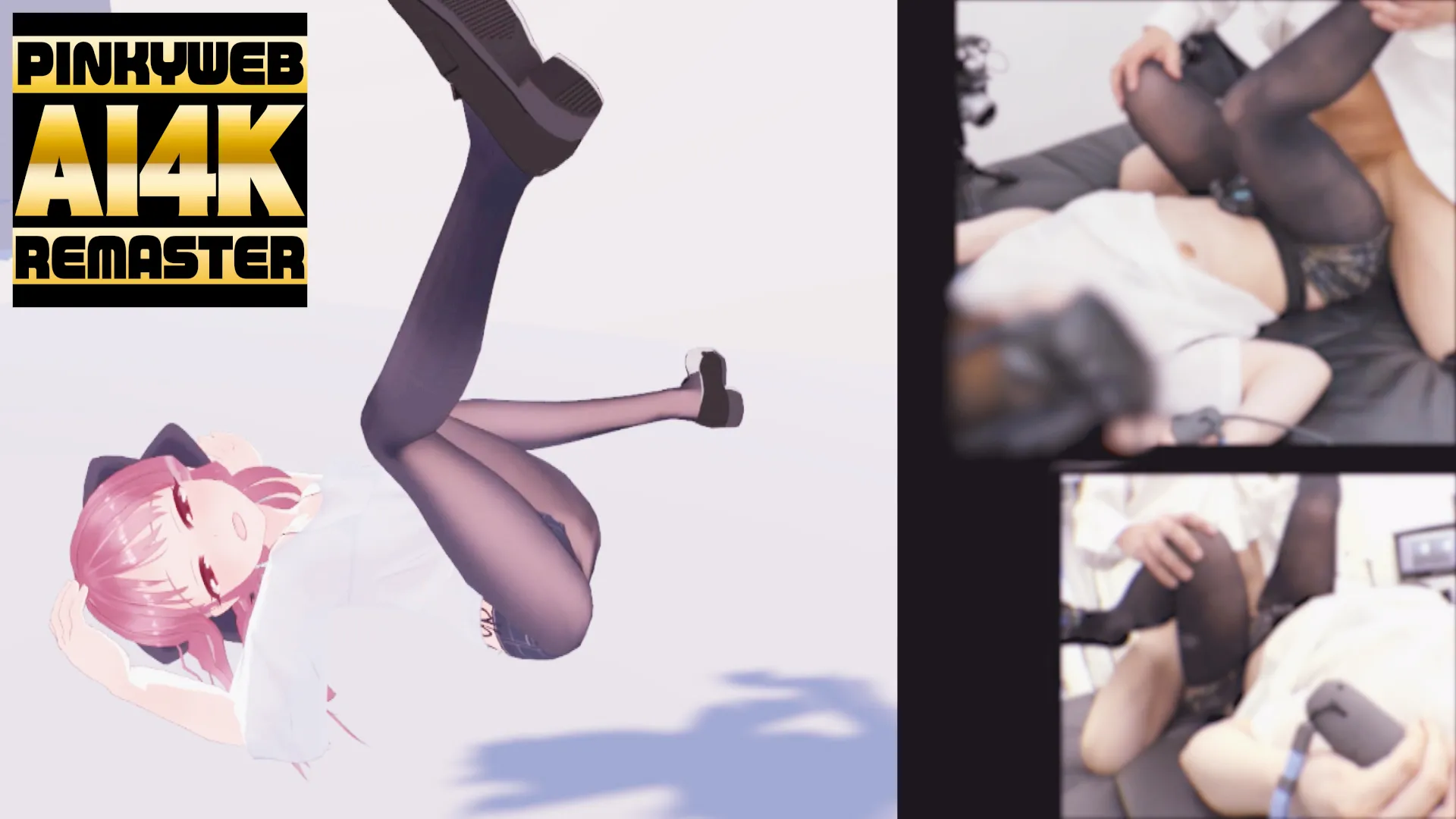 【AI 4K REMASTER】つむぎちゃん3枠目+コスプレ実写