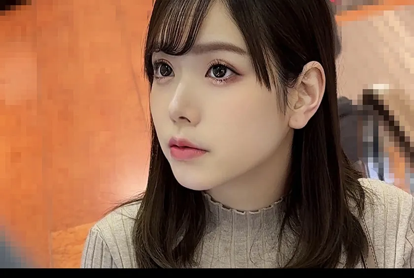 ニットワンピ娘 青P