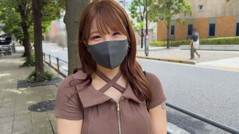 【顔出しNG】経験浅め恥じらいギャル マスクでAV出演