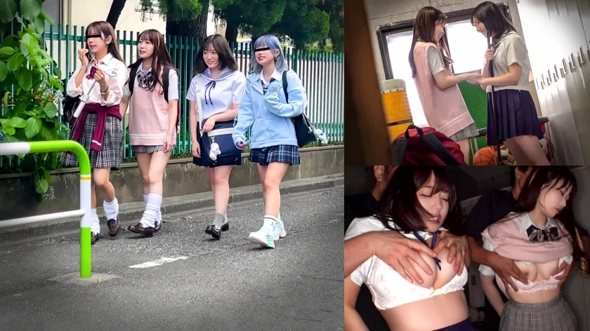 【育ち盛りの仲良し4人組】純愛レズカップル：K18＆A18