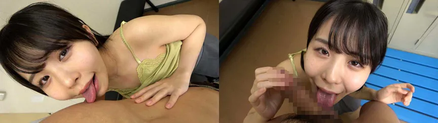 個撮）見つめる彼女に癒される【Fカップ美乳＆デカ美尻】ねっとり絶妙ローリングフェラ【口内発射】