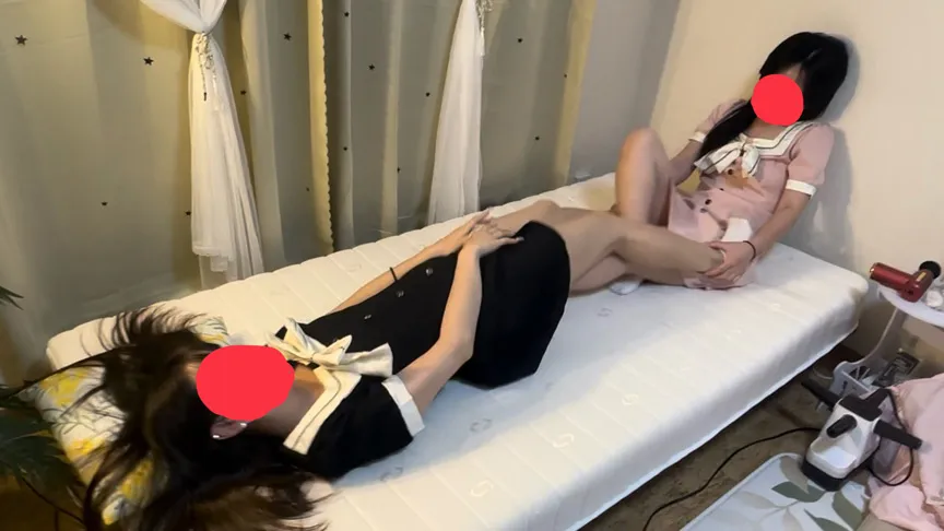 反撃のキキちゃん！電気アンマ仰け反り逝きするららちゃん