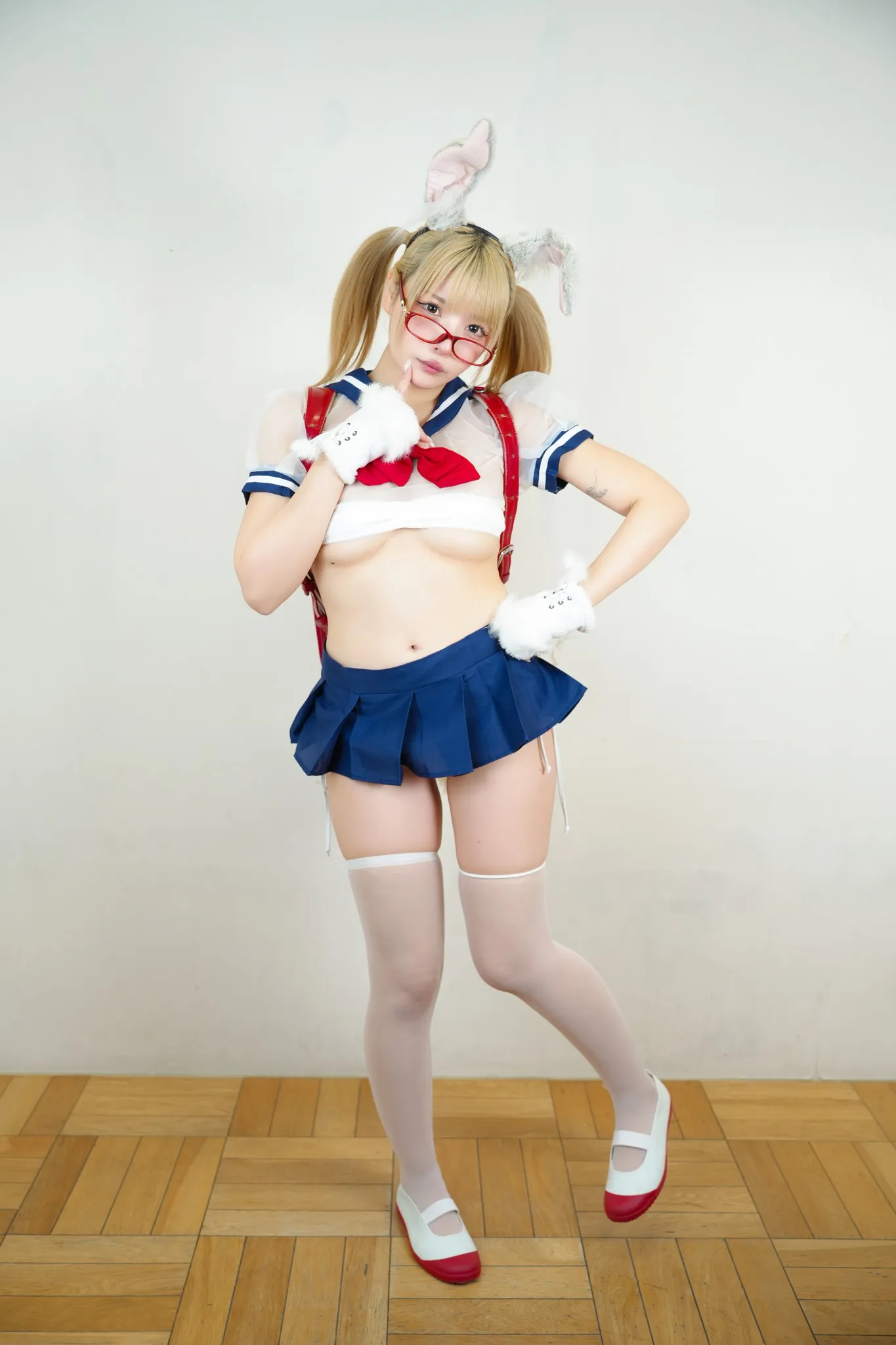 【ウサ耳シースルーセーラー服ランドセル眼鏡女子】【gyava】放課後ぎゃびちゃんっ