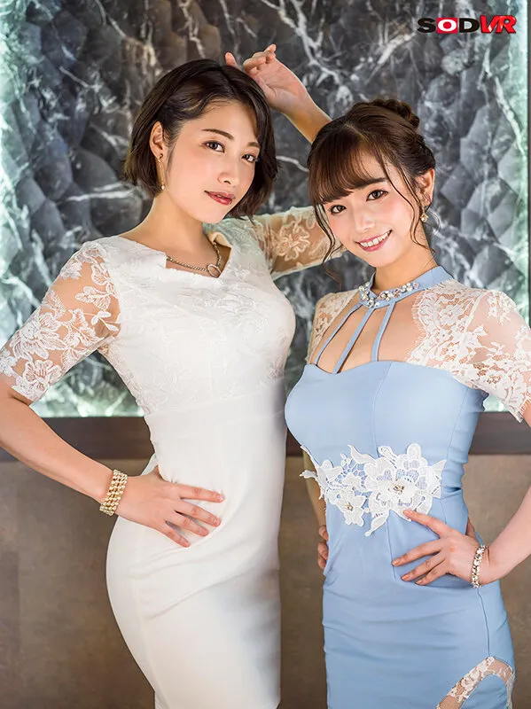 【緒川はる＆春原未来】【VR】最高ランクの美女ホステスが集う一見さん入店不可の会員制浴室付高級クラブ【六本木-シャトーカノン】 ～勃起不可避のおもてなし！夢のような濃厚二輪車！杭打ち騎乗位で気付かないうちに何回も中出ししていた僕～