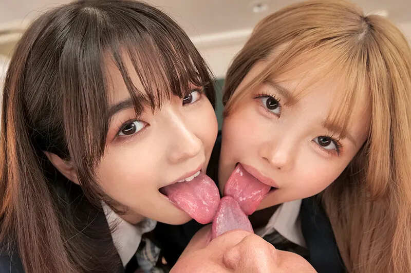 【倉本すみれ 松本いちか】【JK】よだれをた～っぷり飲ませてくれる制服美少女のとろっとろベロちゅう唾液性交 （MTALL-061）