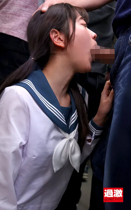 【五十嵐美月】【JK】ミニスカJ○痴漢6 短いスカートをめくってバックから犯りまくれ！ セーラー脚線美J○