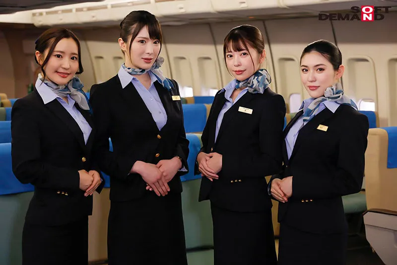 【辻井ほのか 百永さりな 森日向子 塩見彩】「制服・下着・全裸」でおもてなし またがりオマ○コ航空14 中出し騎乗位便【CA・スチュワーデス】