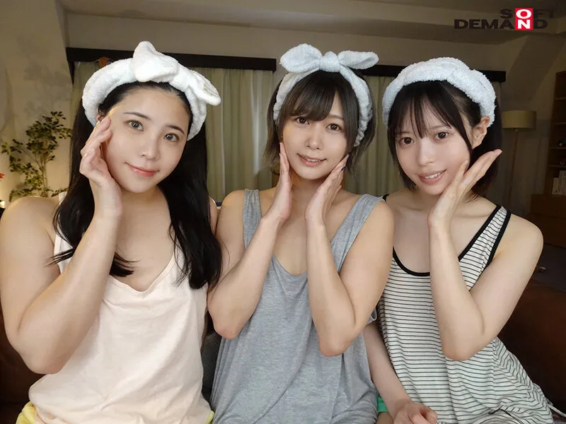 【紺野ひかる 天馬ゆい 花宮レイ】会社の近くに引っ越したせいで、大雨が降った日はちょっとSっ気のある部下3名のたまり場に。無防備なスケスケ姿で誘惑されたボクは遠距離恋愛中のカノジョにナイショで浮気ハーレム逆NTR