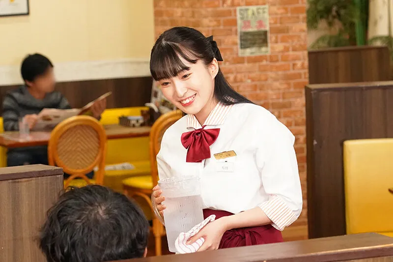 【月野かすみ 沢北みなみ】羞恥！おっぱいや膣穴尻穴までも視姦された私…日給8万円だけど制服が逆バニーなファミレスアルバイト！2