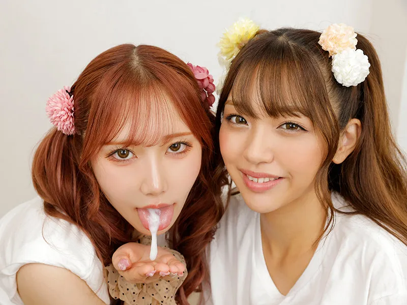 【斎藤あみり 木下ひまり】【VR】体育祭終わりの浮かれ気分なギャル2人にノリノリで痴女られ後夜祭の裏で何度もパコられ中出ししまくった 斎藤あみり 木下ひまり