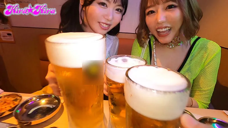 【浜崎真緒＆百瀬あすか】W潮吹きビッチギャルとアブナイハイテンション大乱交！！