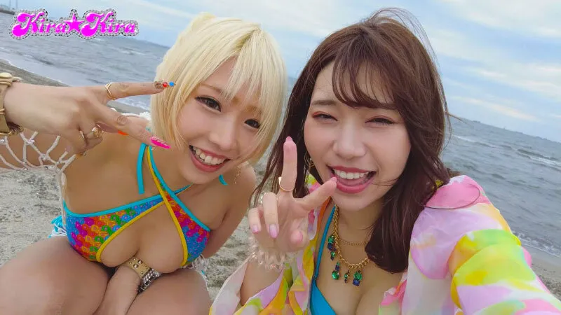 【乙アリス＆さつき芽衣】いきなり逆ナンハーレムビーチ ダサいオンナとSEXするならウチらとパコろうよ！！