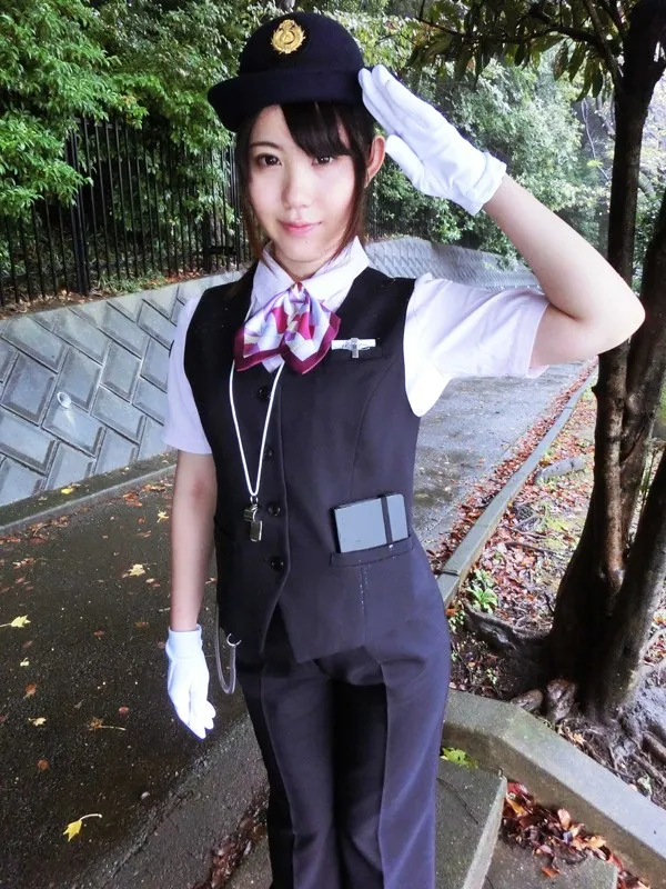 【杉咲しずか】西日本○○電鉄の巨乳女鉄道員さん現役美人駅員がAVデビュー 2