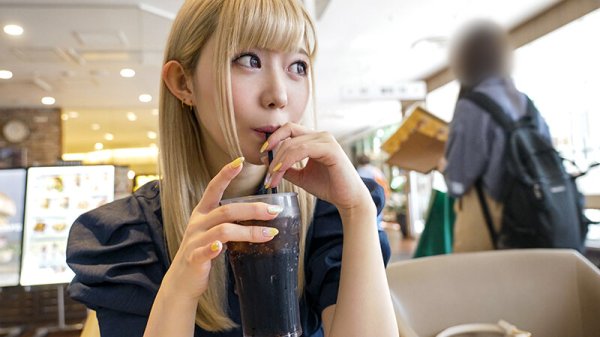 【一ノ瀬恋】【素人女子大生】金髪大天使2年生 RENちゃん 韓国アイドル大好き美少女20才 真っ白な肌にピンクの美乳が神！乳首舐めながら膣奥突かれて痙攣アクメ☆