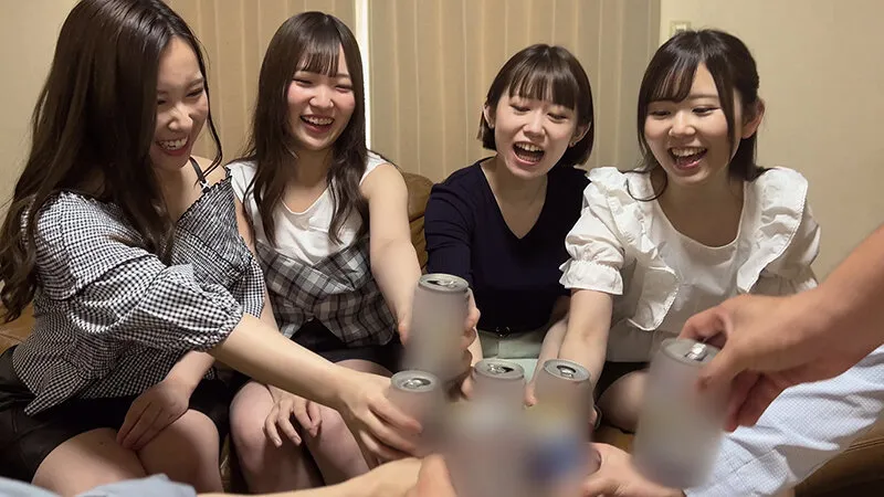 【朝倉ここな 木ノ宮かれん 白石かんな 松宮ひすい】【現役JD乱交ハメ撮り流出】大乱交8P合コン 仲良し4人組JD ヤリマン陽キャビッチ アフターピル1錠目