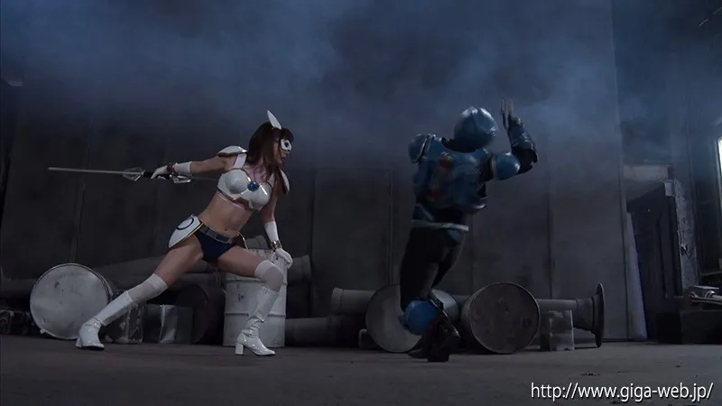 ふたなりヒロイン サイバー戦隊ジャスティオン・ホワイトバニー 結城のの