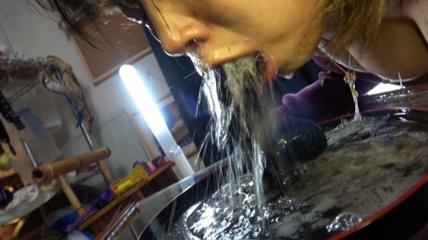 【志木あかね】喉奥鬼調教 女体液逆噴射編 河越真琴