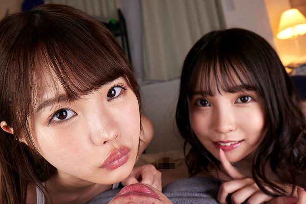 【枢木あおい＆松本いちか】【VR】気持ちイイ時も！！射精シたい時も！！キスしてやるからゼッタイ喘ぐなよ 生意気すぎるマセガキ2人の遊び場オジサンになってるボク