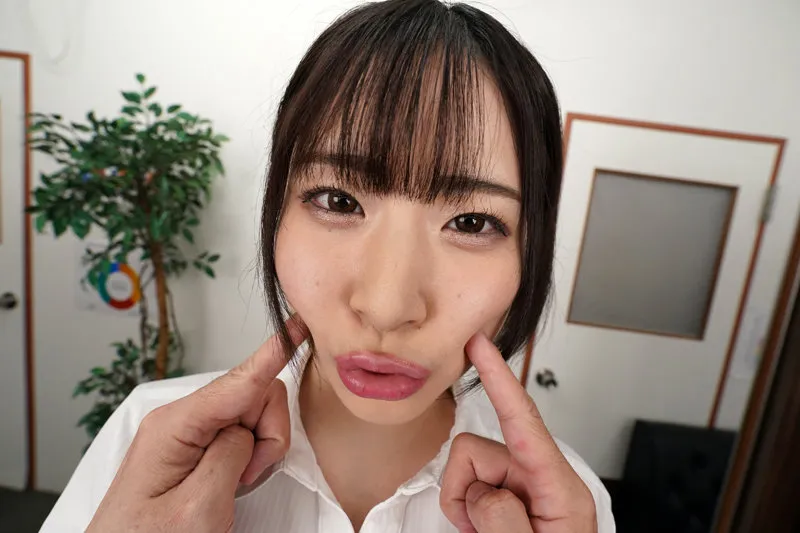 【VR】顔面特化アングルVR ～フェラがすっごい後輩女子社員と社内でイチャラブSEX～ 沙月恵奈