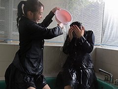 【JKウェット＆メッシー】次回作の画は？【制服でお風呂】