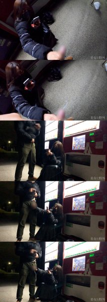 美人JDに真冬の野外で手コキ抜きしてもらってドピュドピュ大量射精