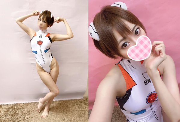 【川菜美鈴】【エヴァ 綾波レイ】【現役グラドル】流出フェラ 10秒グラビア 美人 コスプレ撮影会の裏でフェラする 痴女（流出スマホデータ）