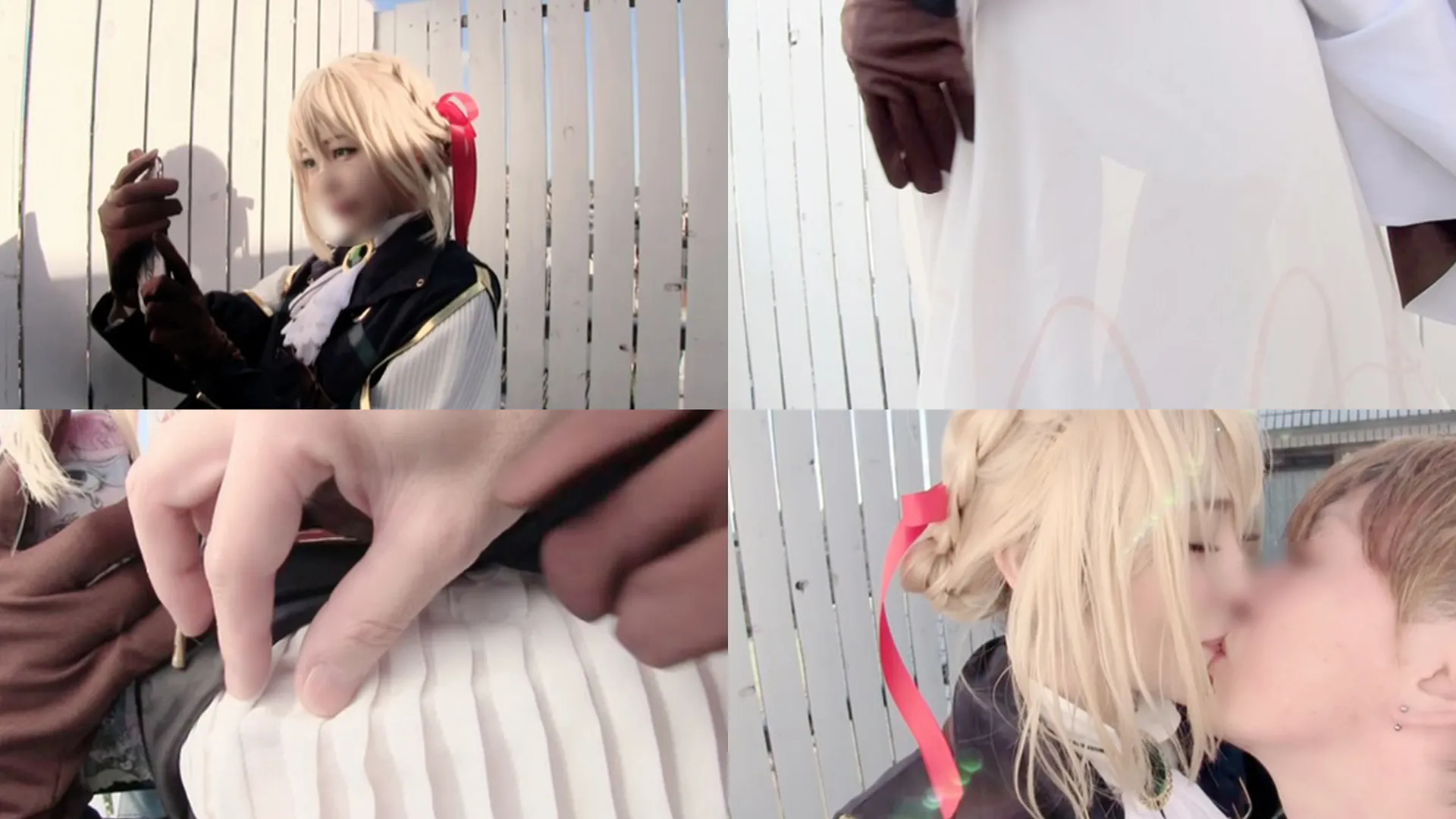 【ヴァイオレット・エヴァーガーデン】【完全個撮】関西圏でコス活している容姿端麗K-pop系コスプレイヤーとイチャラブハメ撮り暴発SEX