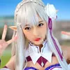 【リゼロ エミリア】【夏コミ伝説】美しすぎる素人プロレイヤーさん　良い写真を撮ったカメコに声掛け個室で連れ込みパイズリちんしゃぶパンパン【門外不出の流出映像】