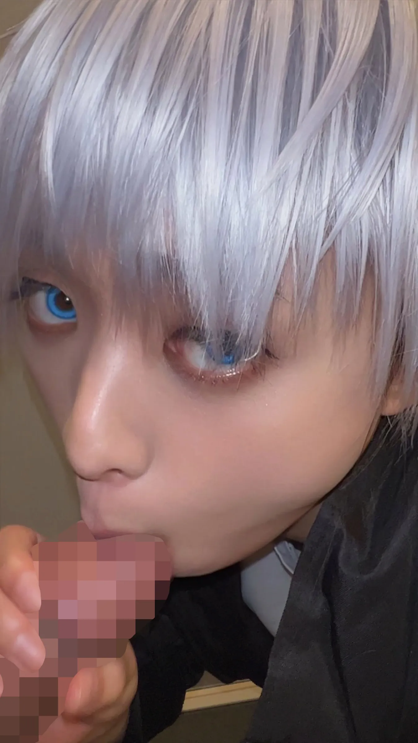 【呪術廻戦 釘崎野薔薇＆五条悟】素人裏フェラ流出２本【呪術】男装女子も！コスプレイベント裏で　高まったテンション→おっぱい出して鬼しゃぶ変態映像流出動画【個人撮影】