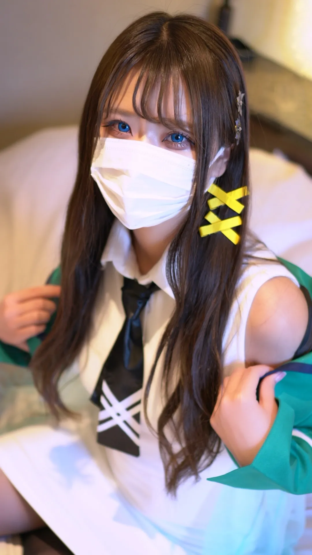 【魔法科高校の劣等生 司波深雪】【現役JDコスプレハメ撮り流出】本物１８才アイドル級美少女　魔法科高〇　司○深○制服さすおにSEXでザーメン大量ぶっかけ　黒ストから透けるパンティー＆着衣SEX　かわいいレベル反則級