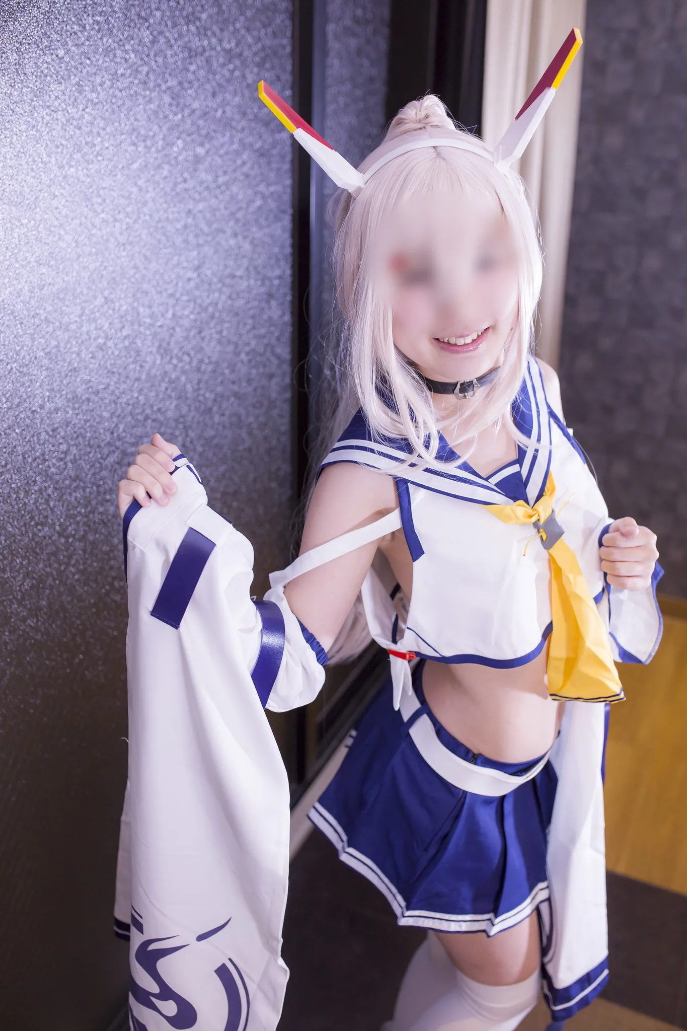 【アズレン 綾波改】重桜な駆逐艦改レイヤーさんと個人撮影で生ハメ！ パイパン綾◯改レイヤーさんとエロエロ個人撮影！ 可愛いのにノリノリでえっちぃポーズして濡れてきちゃう、 変態レイヤーま◯こに中出し楽しんじゃいました！