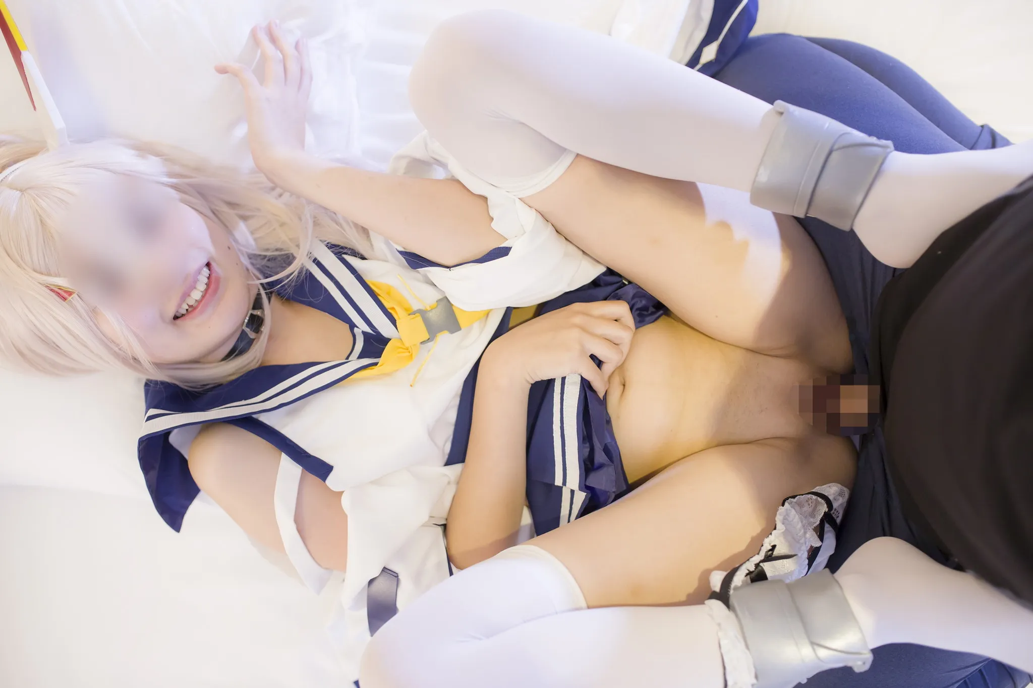 【アズレン 綾波改】重桜な駆逐艦改レイヤーさんと個人撮影で生ハメ！ パイパン綾◯改レイヤーさんとエロエロ個人撮影！ 可愛いのにノリノリでえっちぃポーズして濡れてきちゃう、 変態レイヤーま◯こに中出し楽しんじゃいました！