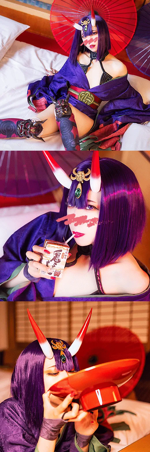 【FGO 酒呑童子】【FG○】美しすぎる酒呑童○ちゃんと濃厚ハメ撮りアナル編！ねっとりフェラ／生ハメ2体位／生アナルガン突きフィニッシュ！ミニ写真集付き