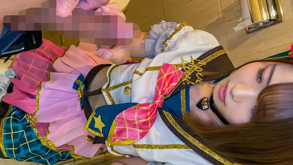 稀少品【アイドル】裏フェラ【流出】ステージ後、楽屋裏でお偉いさんのチンポをしゃぶるアイドル裏映像　口内精子【個人撮影】