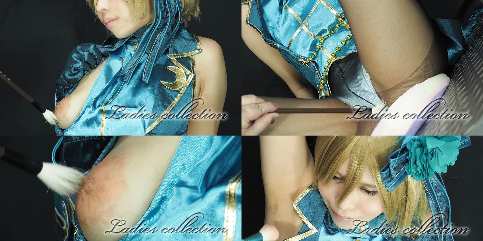【アイマス 同人AV】---Ladies Collection---　筆責めくすぐり我慢