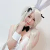 性欲処理専用＆#9825;激かわJDレイヤーななみちゃん！ 春日野穹バニースタイルコスプレで、そのデカ尻＆淫穴をいやらしく観察＆#9825; ローター固定でアグレッシヴアクメ！ 最後はもちろん…腟内発射！
