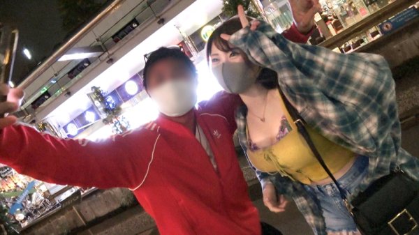 【星乃星良】マジ軟派、初撮。 1735 彼氏が二人(意味不明)もいるのにアプリで男漁りをする白ギャルがエロすぎ！興奮したマッチョ男優の激しいSEXに、遊び慣れた彼女もされるがままにイキまくる！！