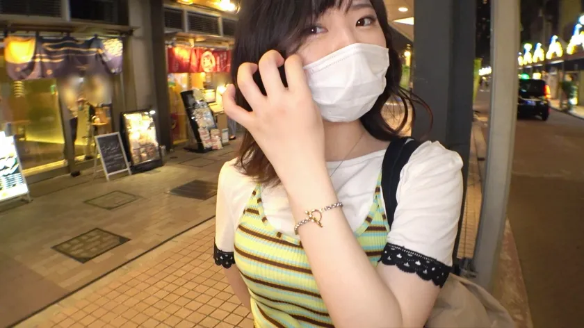 【花咲ゆりか】マジ軟派、初撮。 1813 月島のもんじゃストリートで出会った学生と夜景のキレイなホテルで…。超潮吹き体質！手マンで何度も何度もスプラッシュ！敏感すぎるオマ●コに巨根にトドメを刺され大絶頂！