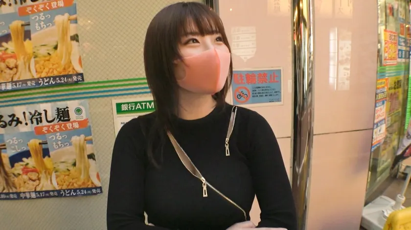 【花丸くるみ】マジ軟派、初撮。 1846 鮮やか乳輪爆乳娘をナンパ！ホテルで飲んでお話してたら、お酒を胸にこぼしてしまい…。エロい服を脱がすとガーターベルトでさらにエロい！ボリューム感がやばい乳と抱き心地最高の色白ムチムチボディが堪らなすぎる！！