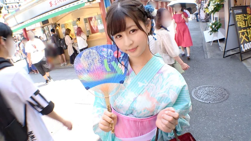 【ここな友紀】マジ軟派、初撮。 1849 【高校教師の休日】浅草で見つけた浴衣女子をナンパ！はだけさせると妙にエロい浴衣マジック！子どもたちには見せられないあられもない姿で感じまくってしまうのだった！